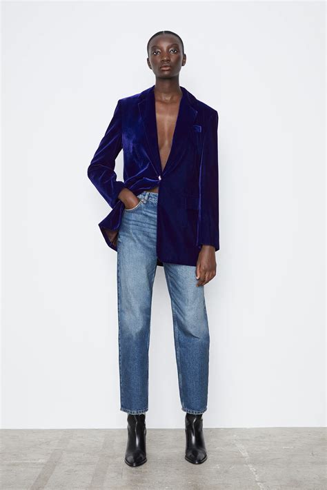 velvet blazer zara|zara oversized blazers.